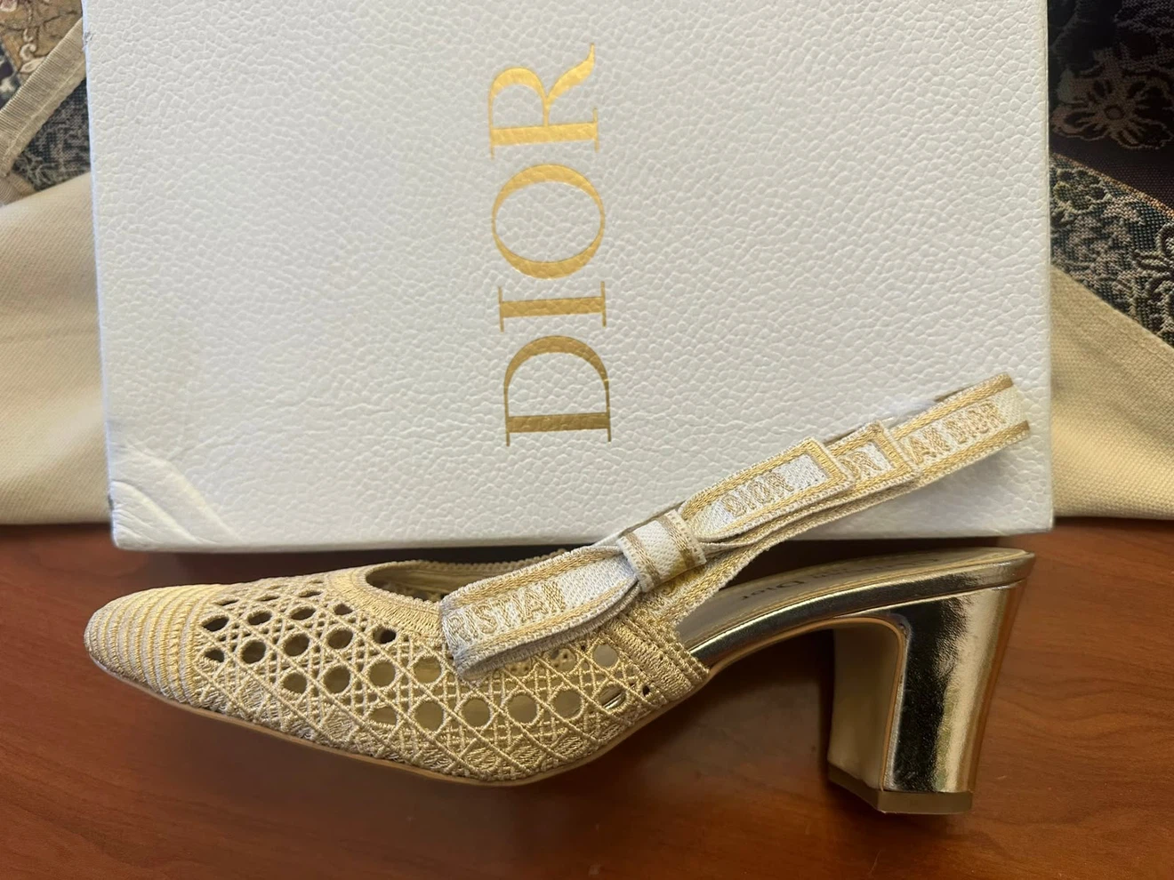 Dior-style women's slingbacks, size 39 - photo 5