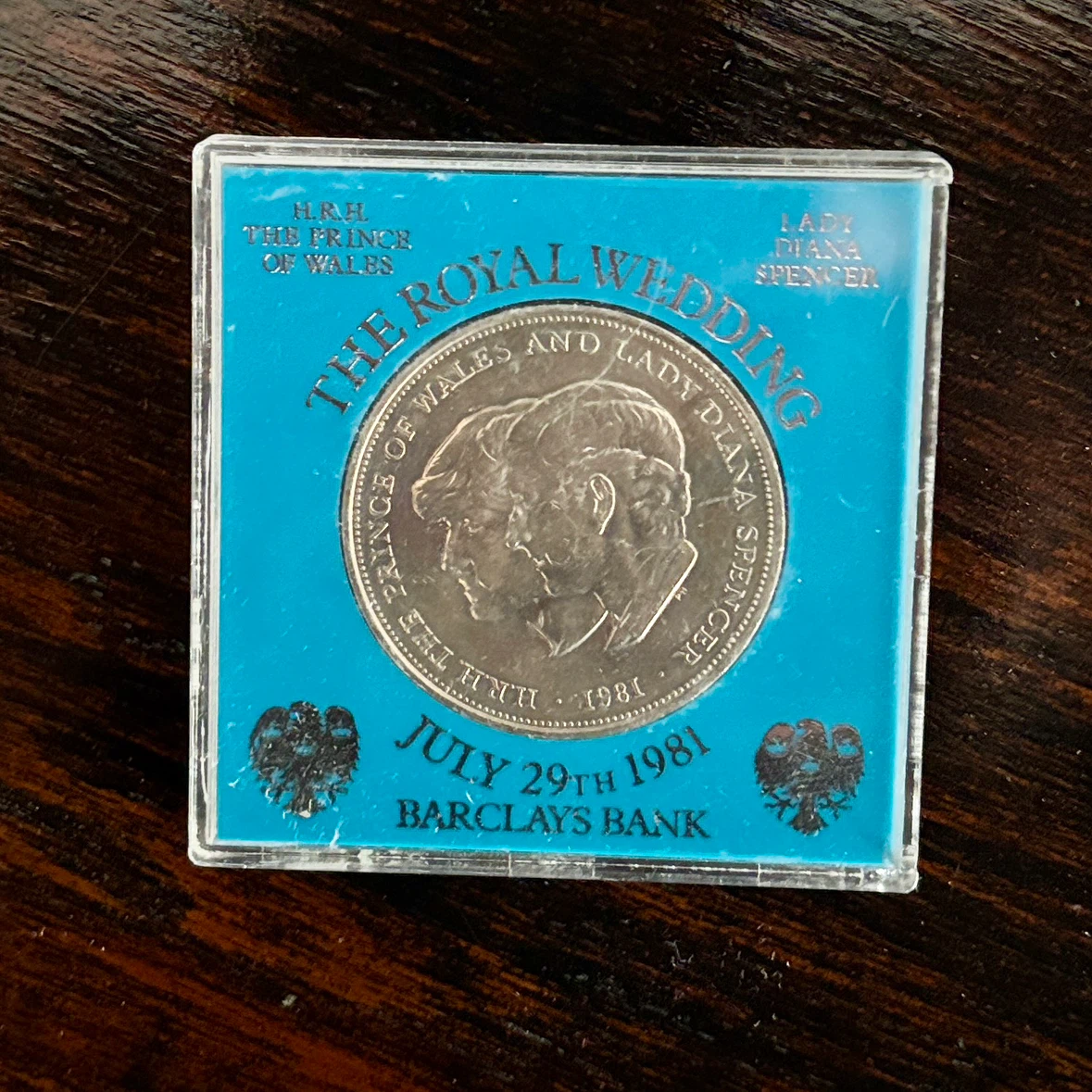 Royal Wedding Charles & Diana 1981 Commemorative Round