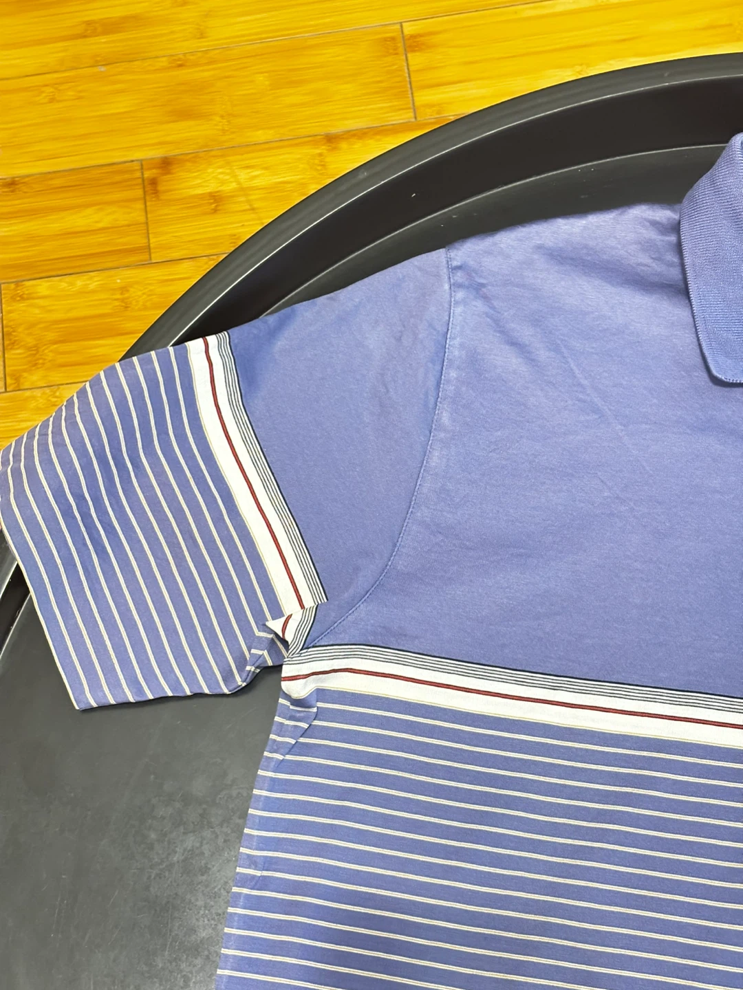 Arnold Palmer Striped Polo Shirt - photo 5