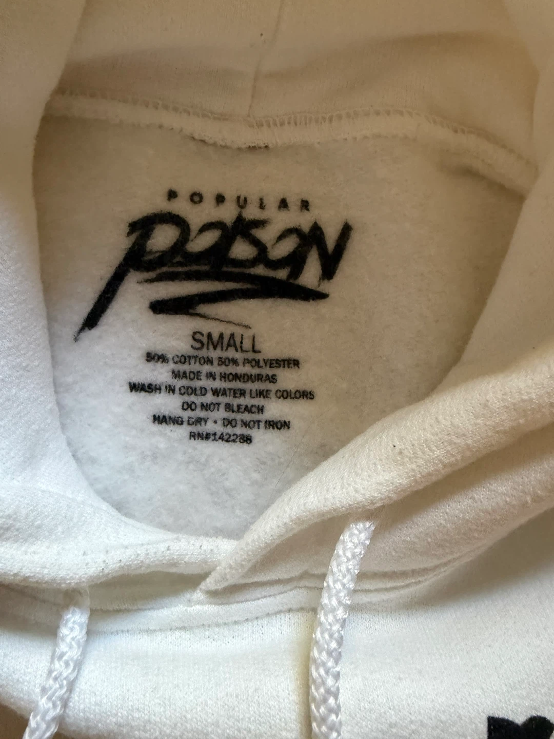 Popular Poison John 3:16-18 Hoodie White Small - photo 4