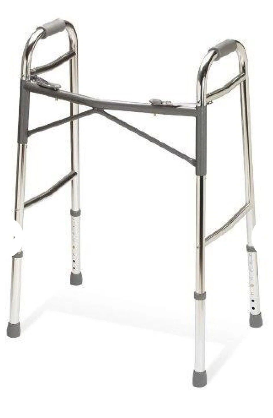 Two-Button Folding Walker, Adult, Bariatric, Adjus - photo 2