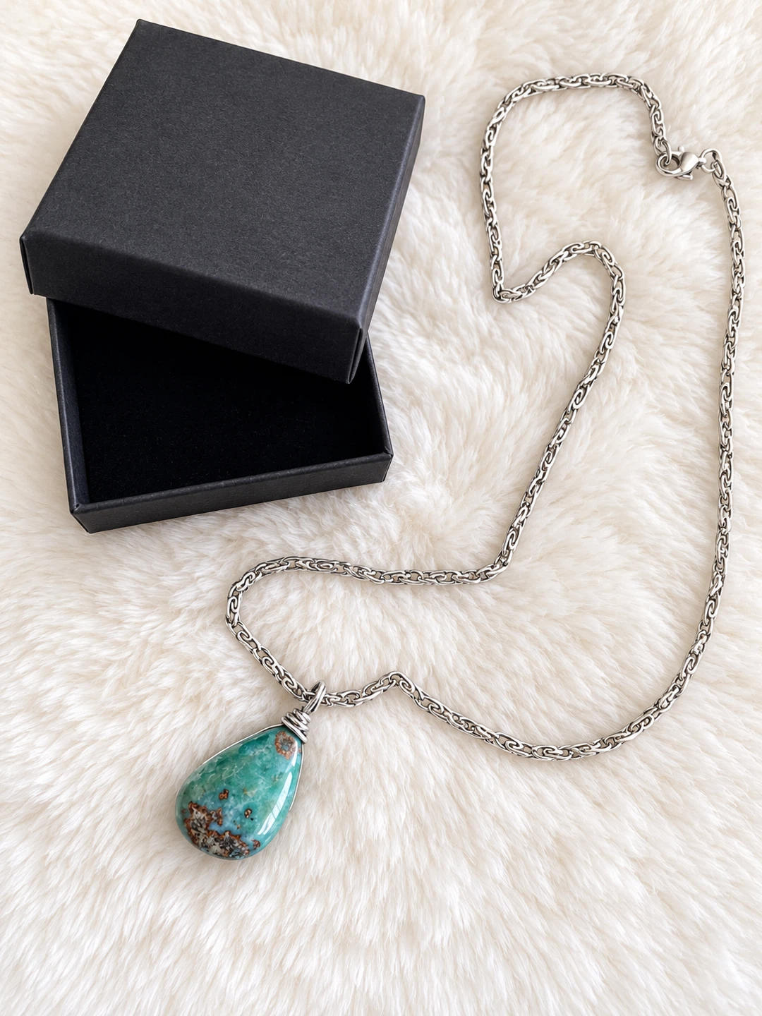 NEW Turquoise Teardrop Necklace