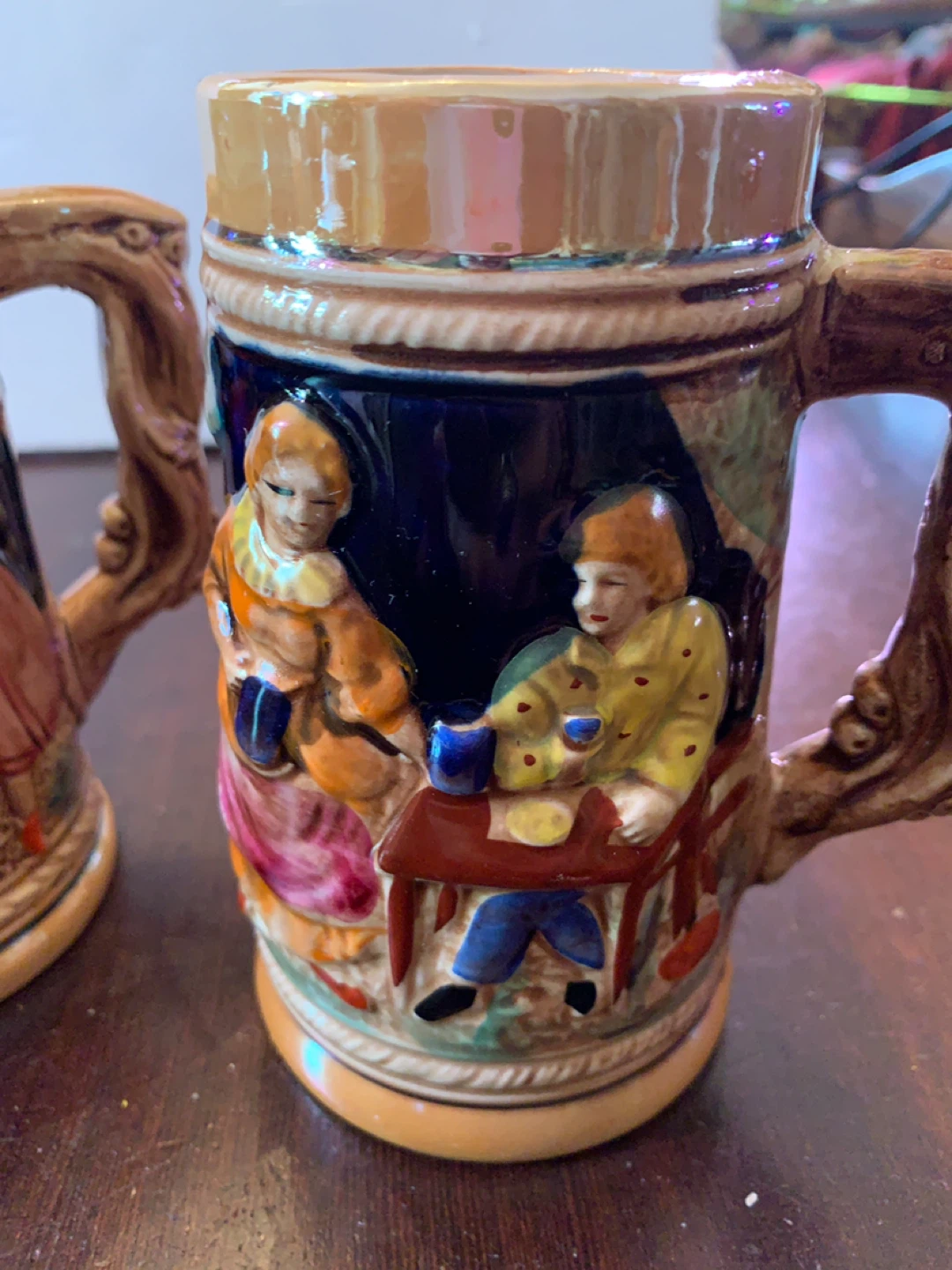 Vintage Ceramic German Beer Stein Set of 4 (made in Japan) - photo 5