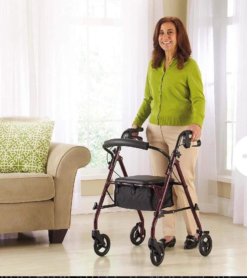 ROLLATOR, STEEL, 6" WHEELS, KD BURG - photo 2