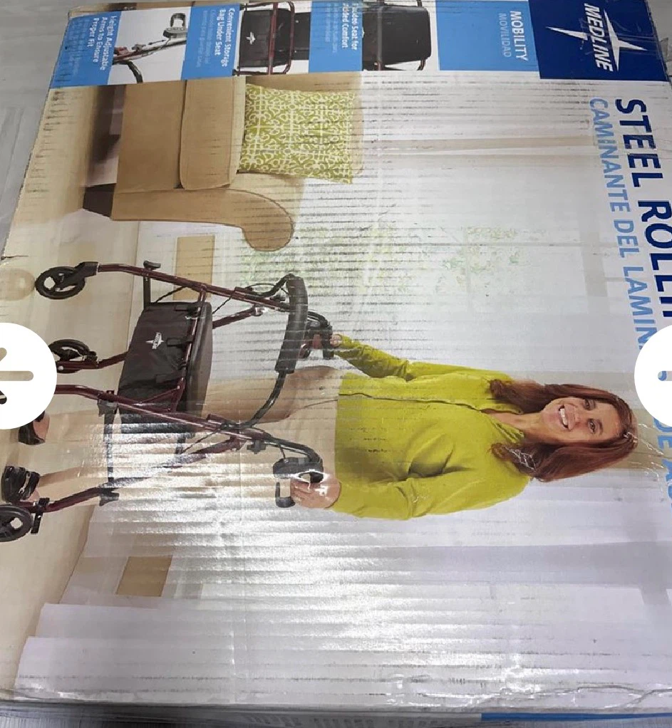 ROLLATOR, STEEL, 6" WHEELS, KD BURG - photo 5