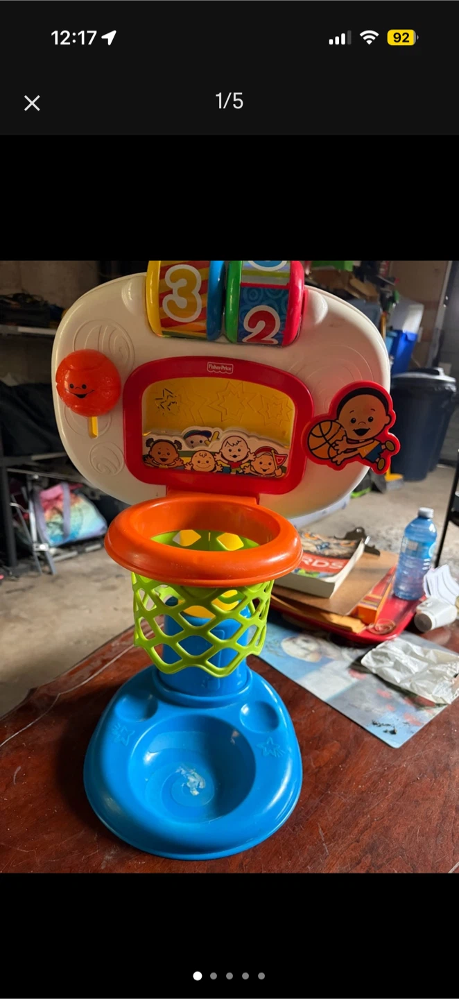 Fisher-Price Kids Basketball Toy