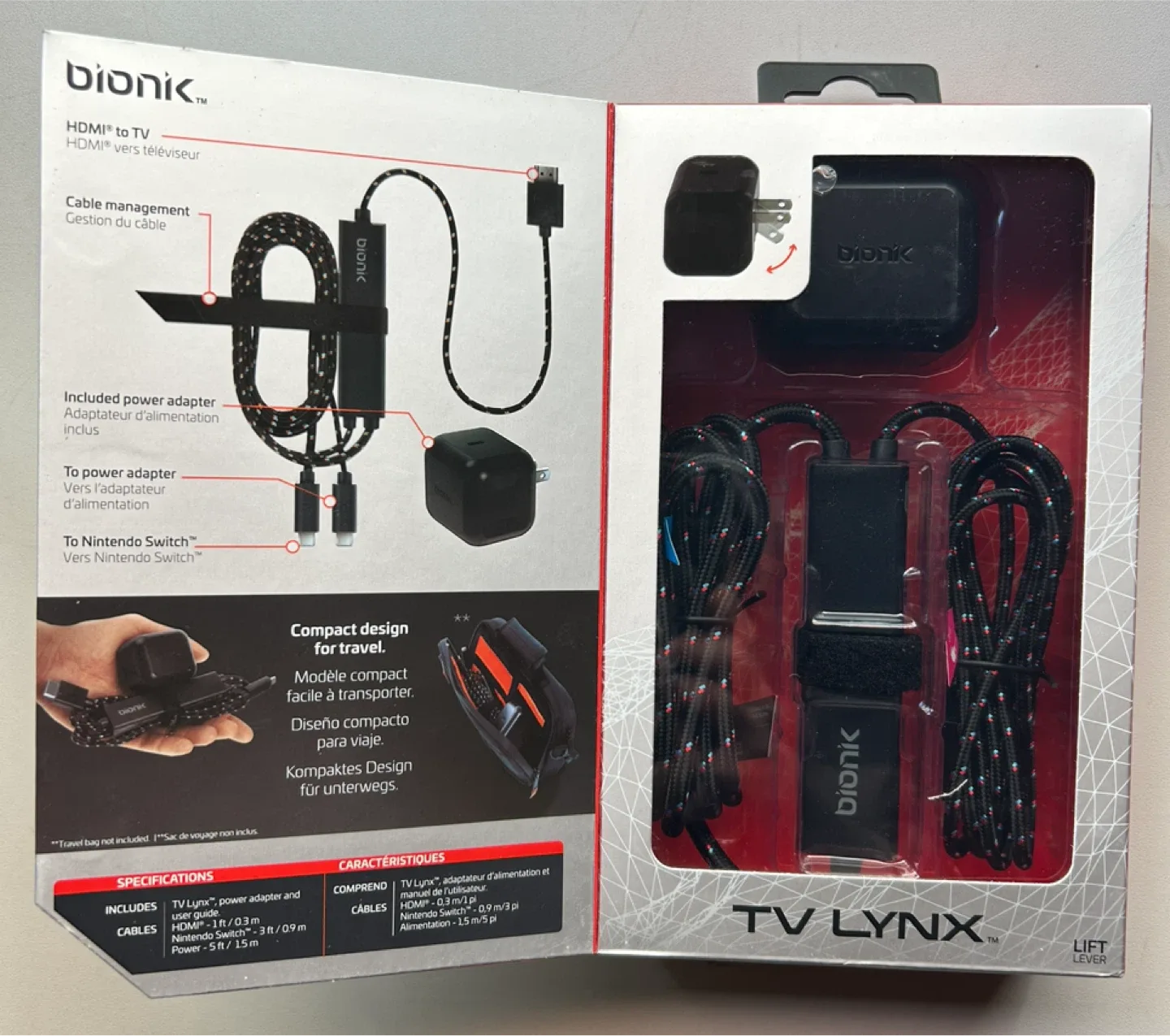 Bionik TV Lynx Portable HDMI Connect and Charge Kit - photo 4