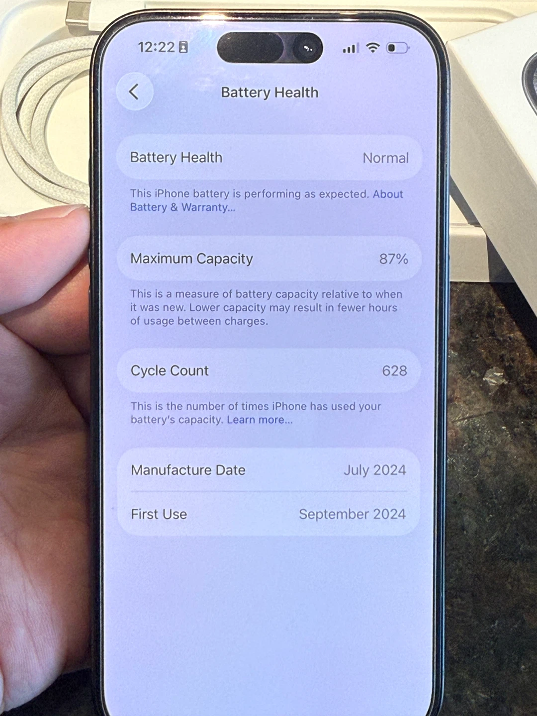 Apple iPhone 15 Pro 128GB Blue Titanium - photo 4