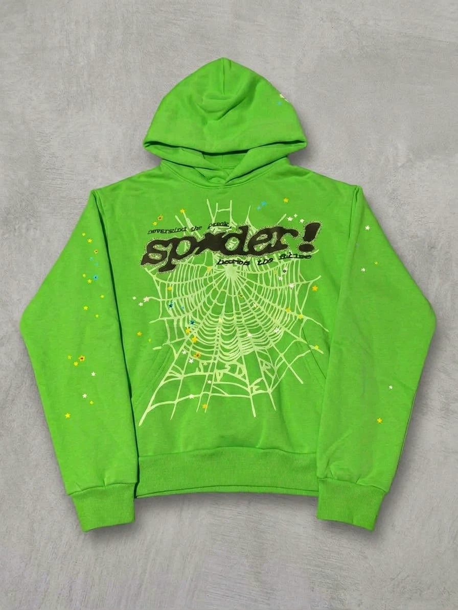 Sp5der Green Hoodie