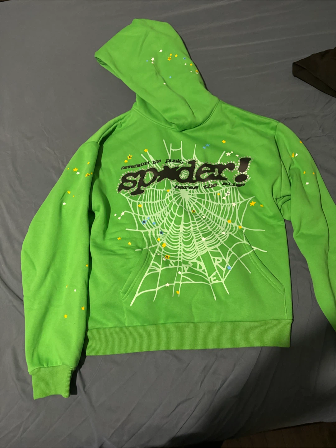 Sp5der Green Hoodie - photo 3