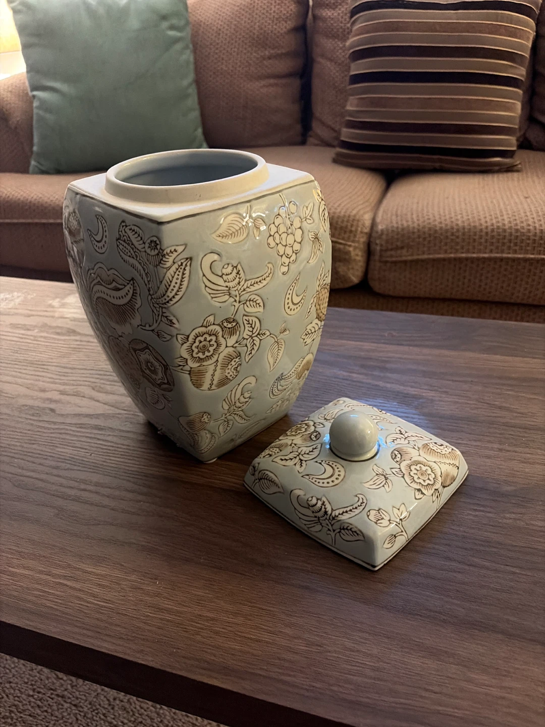 Ceramic Decorative Jar with Lid - photo 2