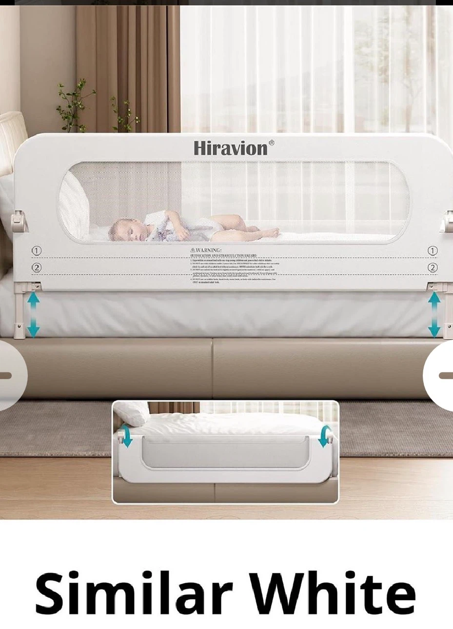 Hiravion Foldable Bed Rail for Toddlers