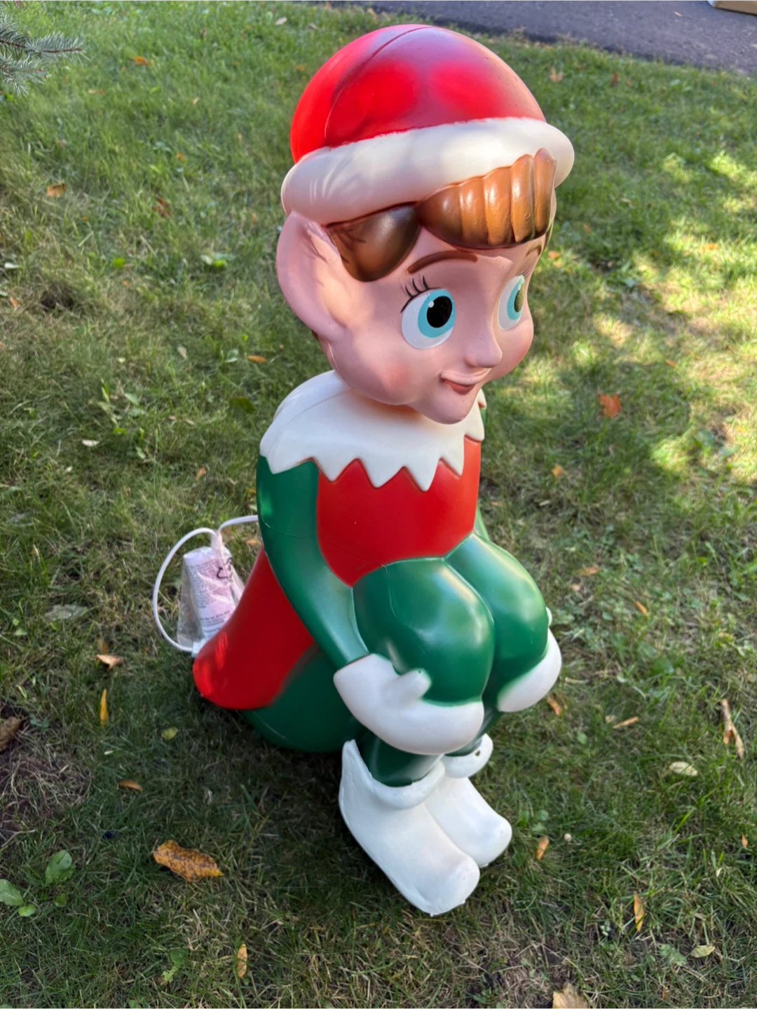 Lighted Christmas Elf Blow Mold - photo 3