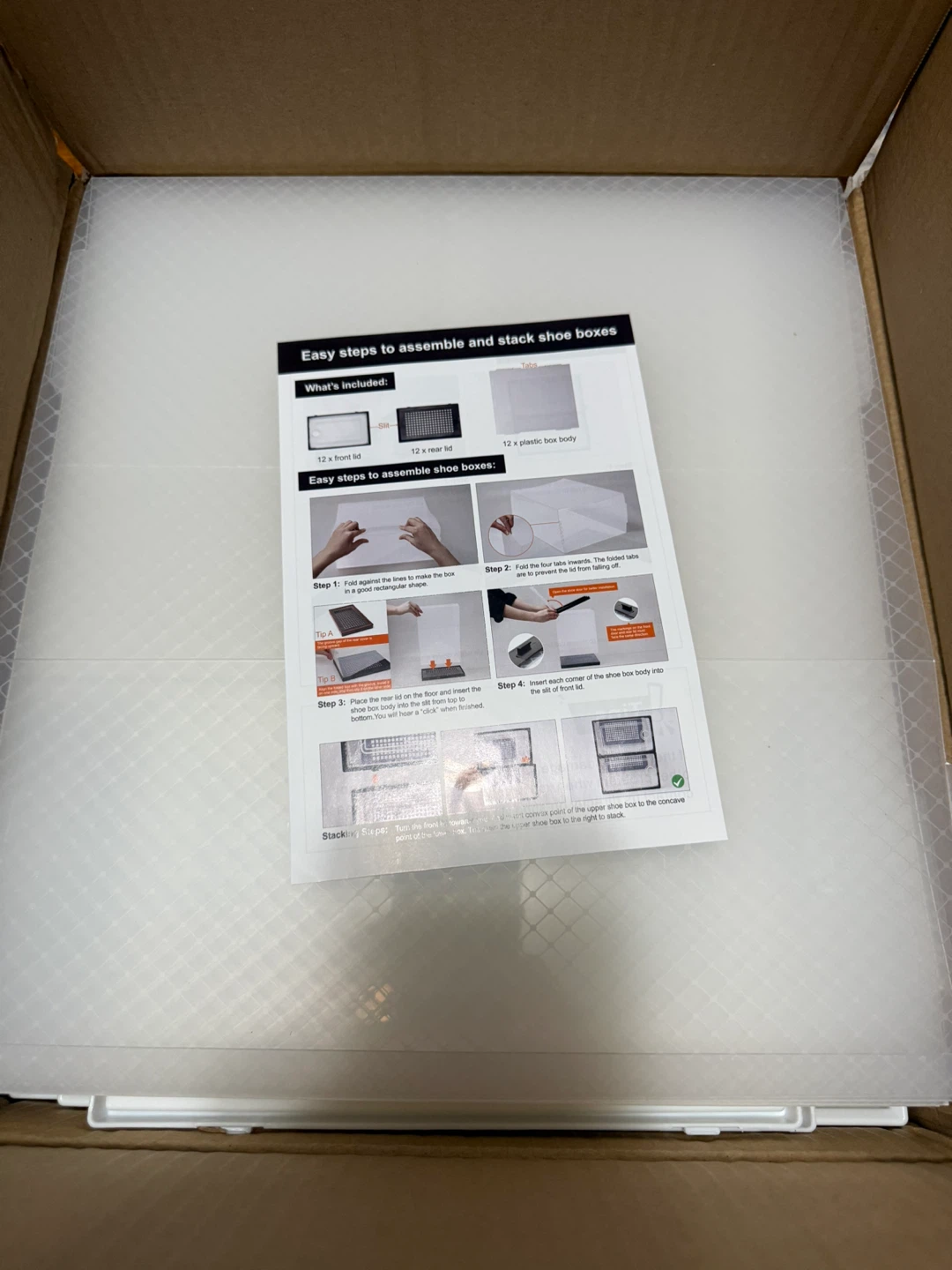 Stackable Clear Shoe Storage Boxes - photo 5