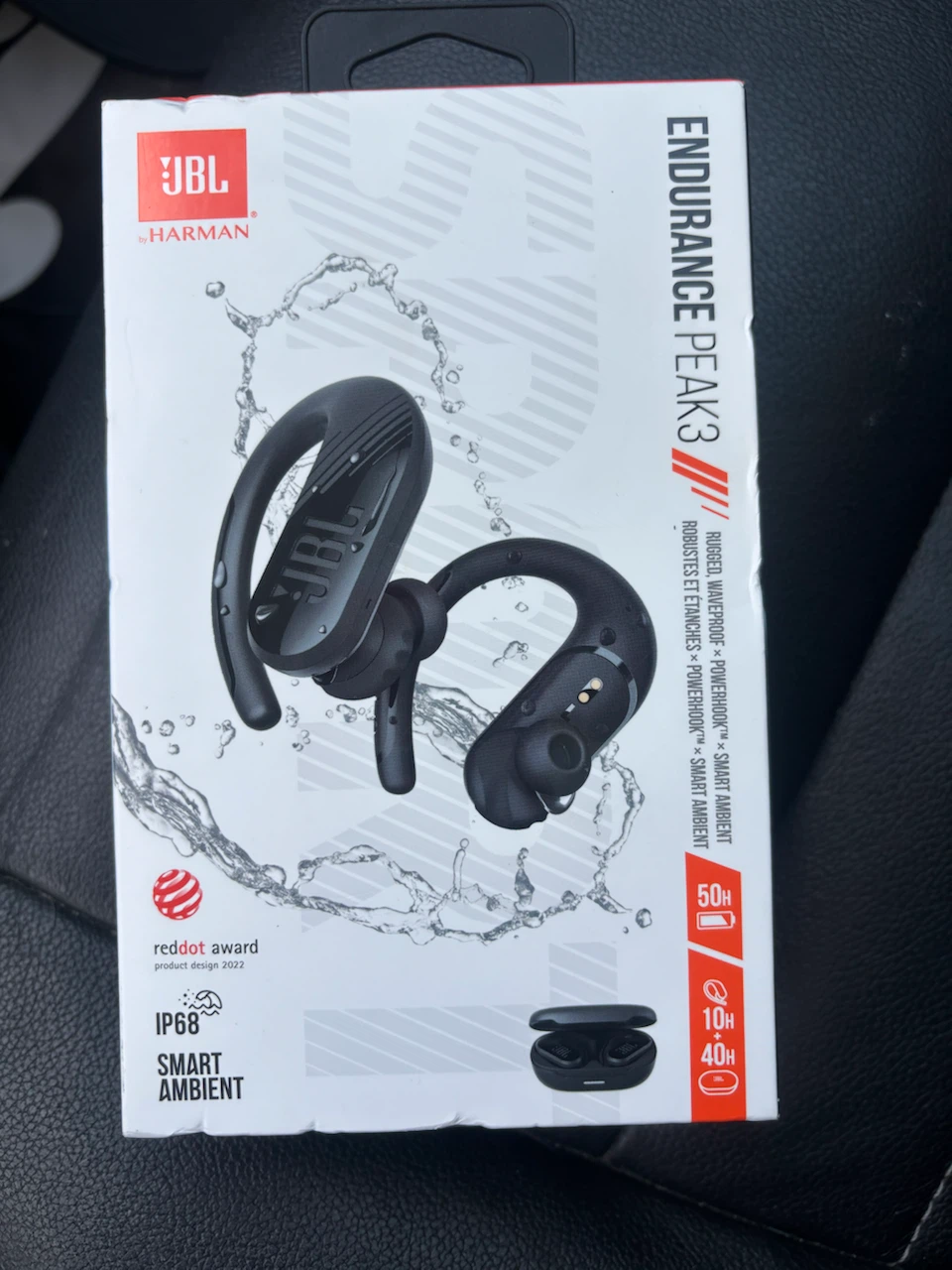 JBL Endurance Peak 3 Wireless Earbuds