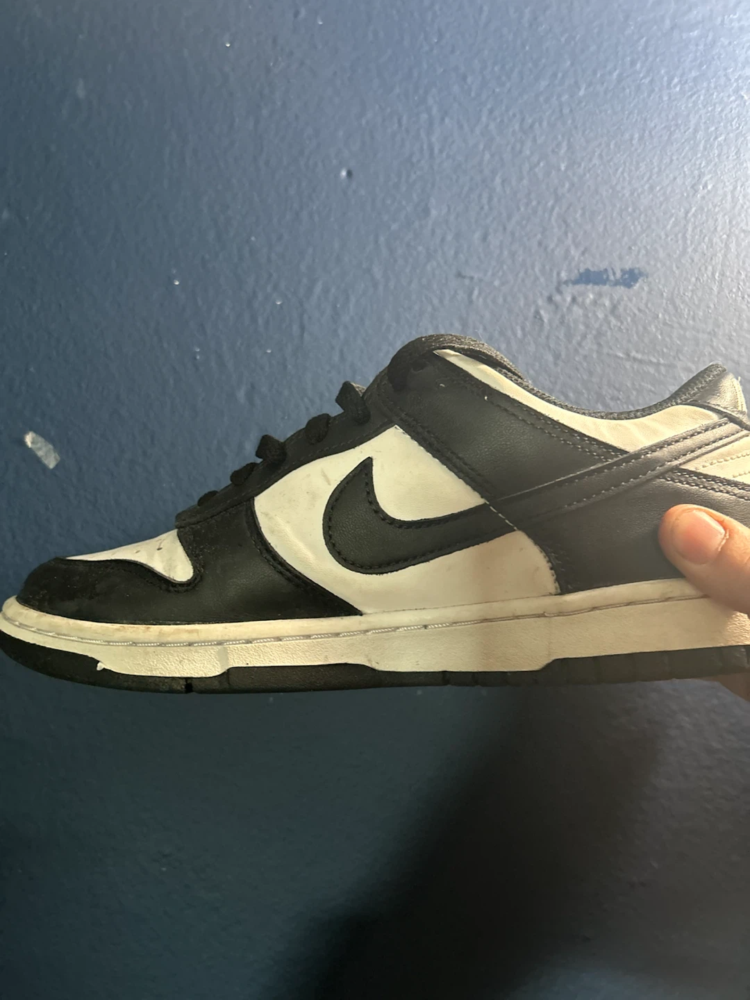 Nike Dunk Low Black and White Size 6Y
