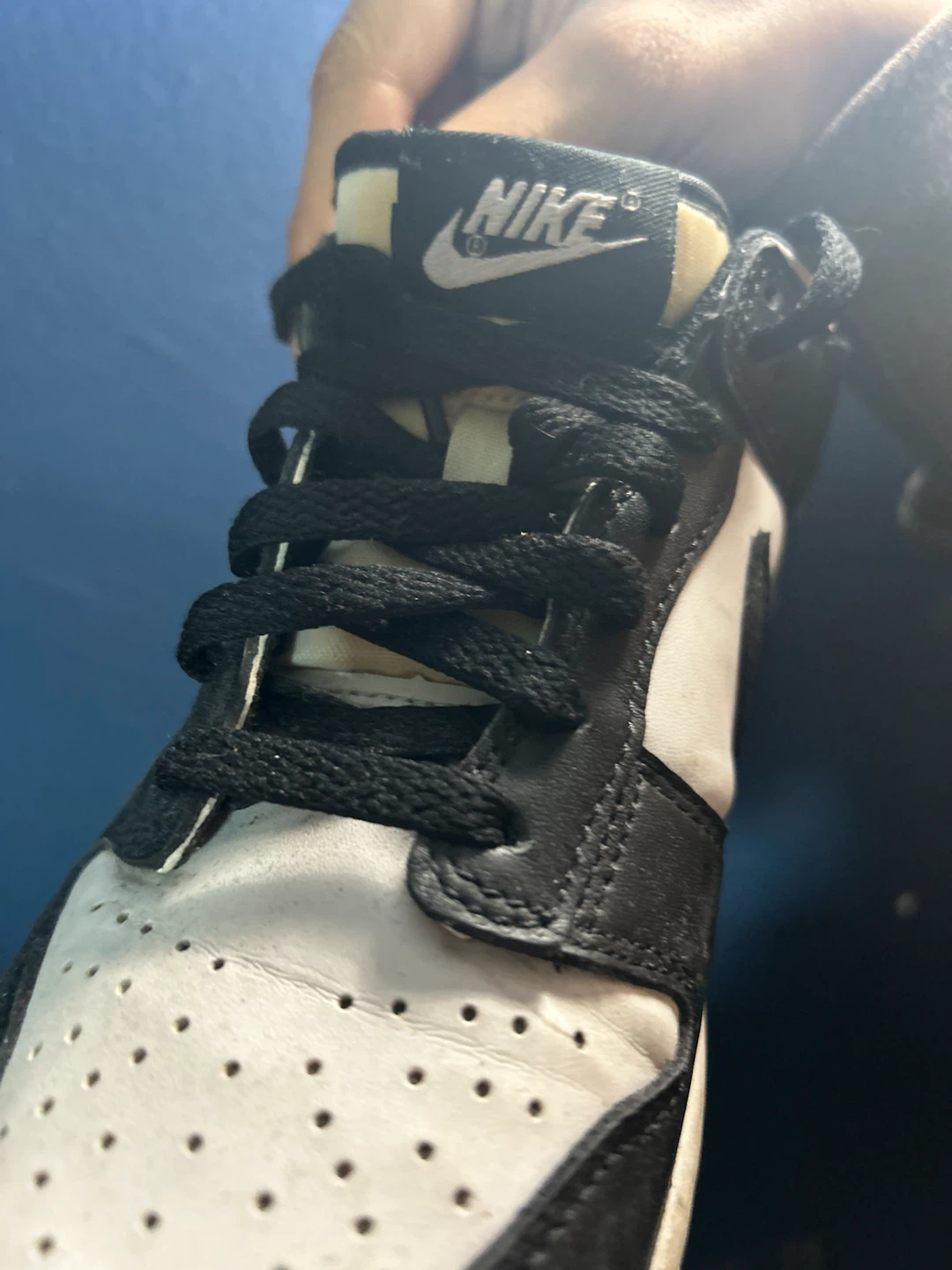 Nike Dunk Low Black and White Size 6Y - photo 4