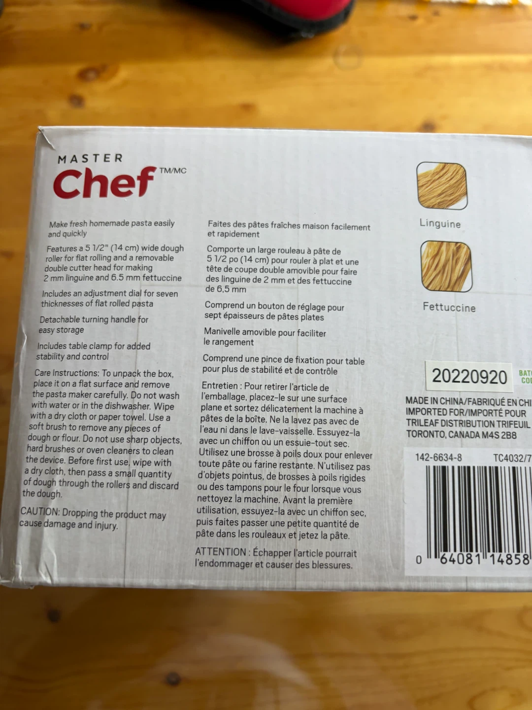 Master Chef Manual Pasta Maker - photo 4