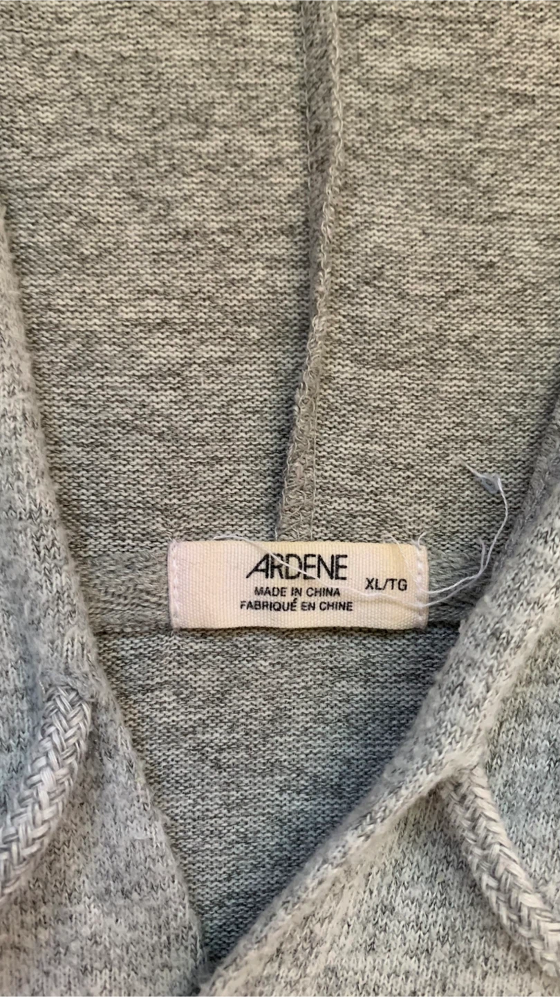 Ardene Grey “May Contain Wine” Hoodie - Size XL - photo 3