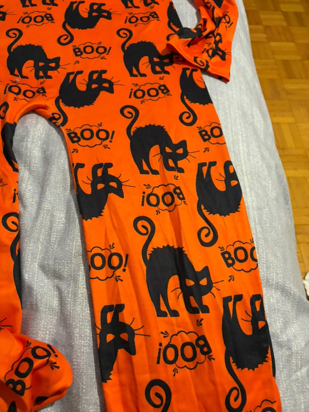 Halloween Cat Print Jumpsuit - photo 2