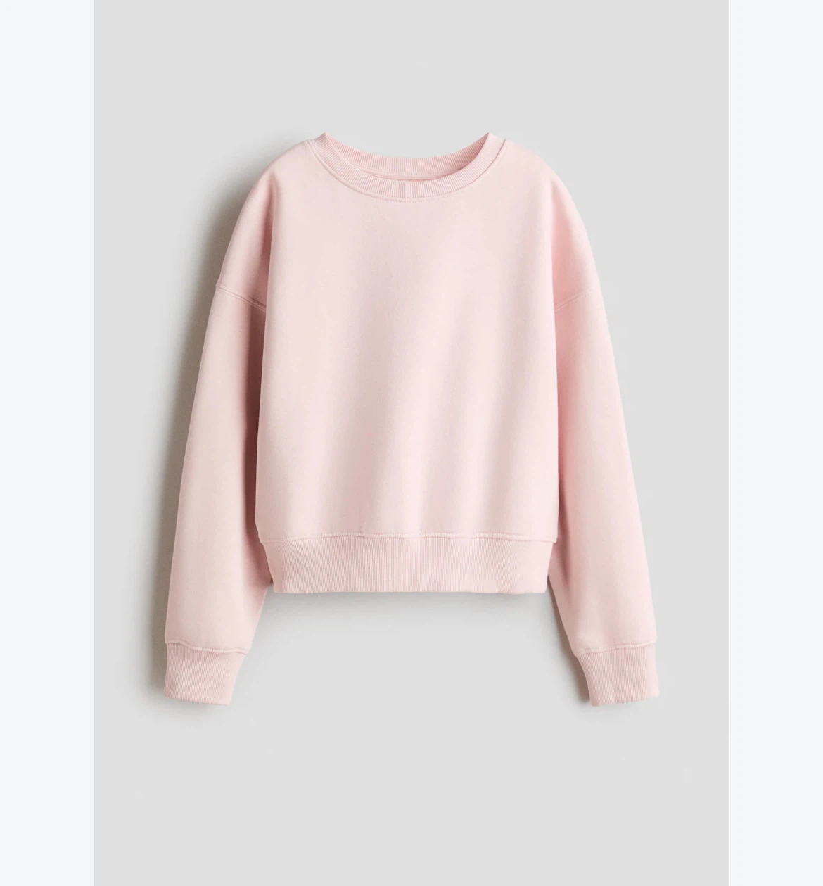HM Light Pink Crewneck Sweatshirt