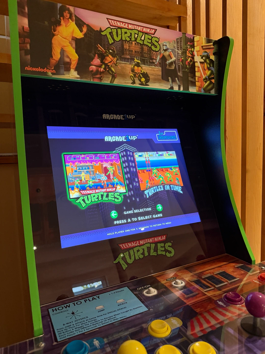 Arcade1Up Teenage Mutant Ninja Turtles Arcade Cabinet - photo 4