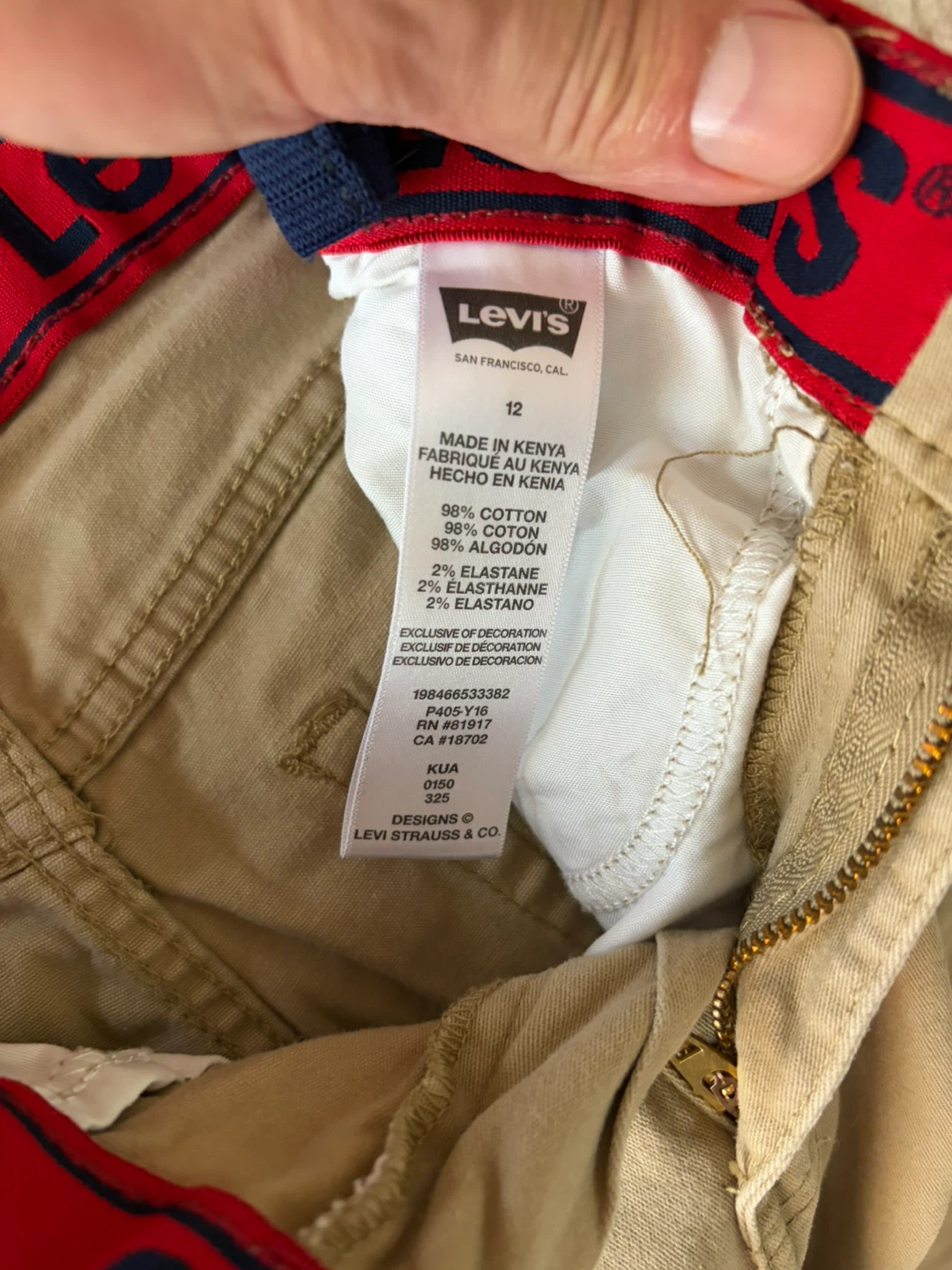 Levi's 511 Slim Fit Pants Size 12 - photo 4