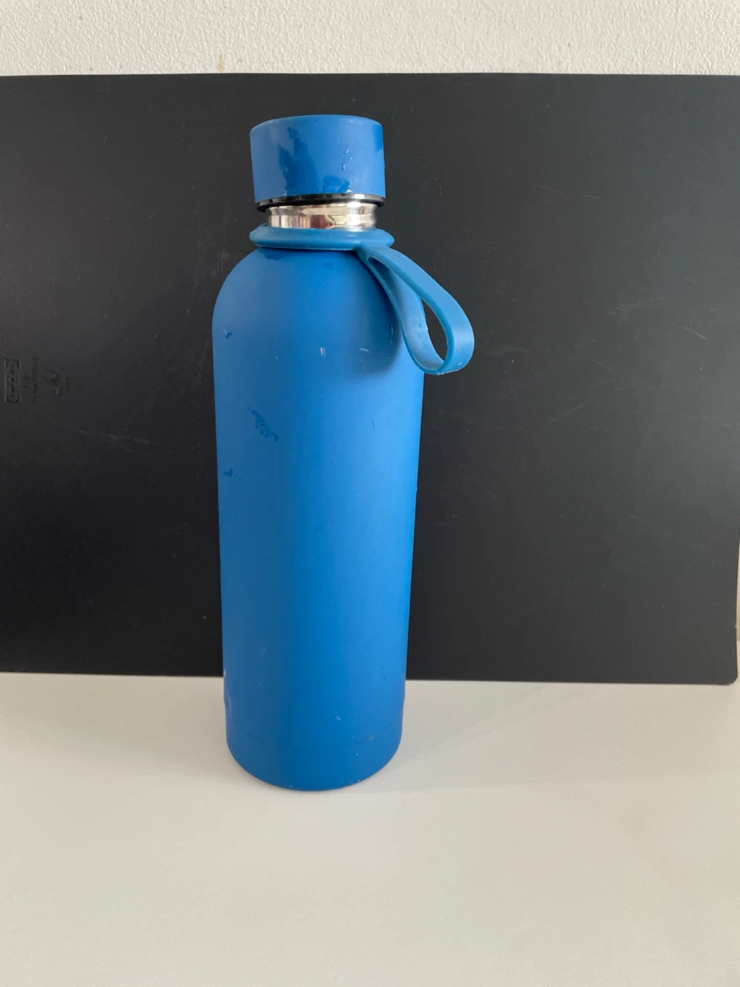 Blue Insulated Metal Water Bottle