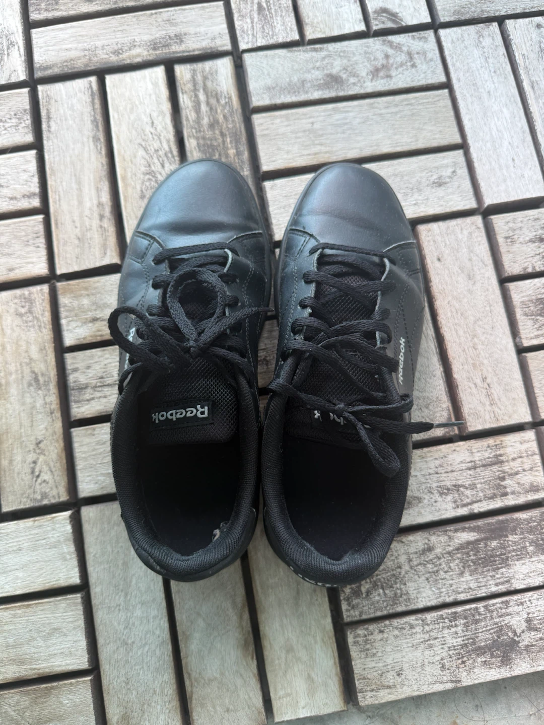 Reebok Black Sneakers Size 7 - photo 2
