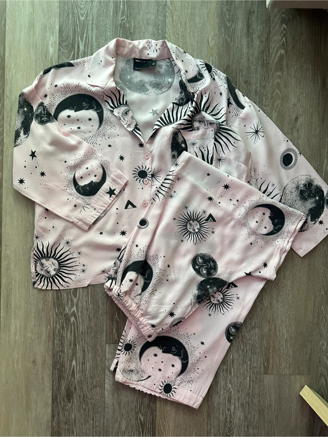 ASOS Design Celestial Print Pyjama Set