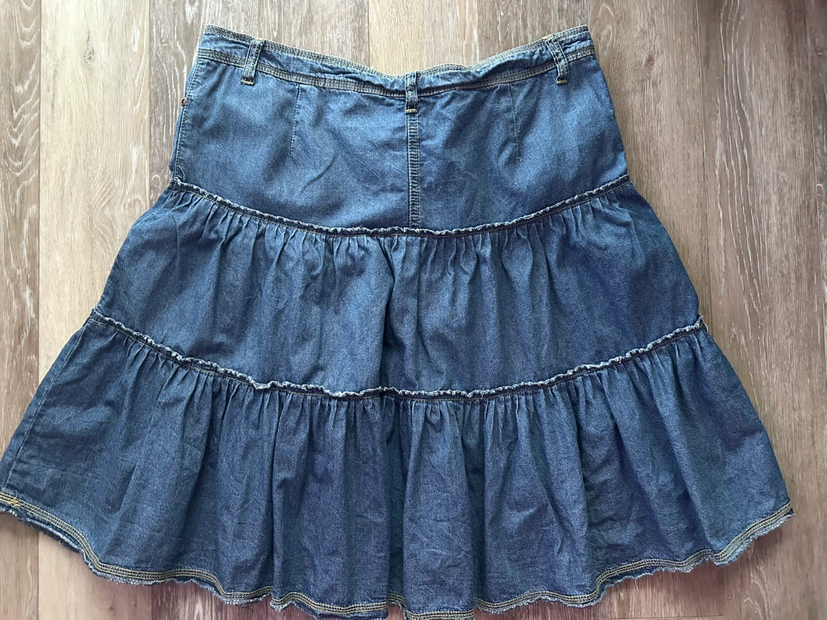 Vintage 725 Originals tiered denim skirt - photo 2