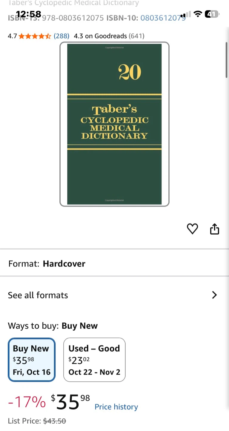 Taber's Cyclopedic Medical Dictionary Edition 20 - photo 3