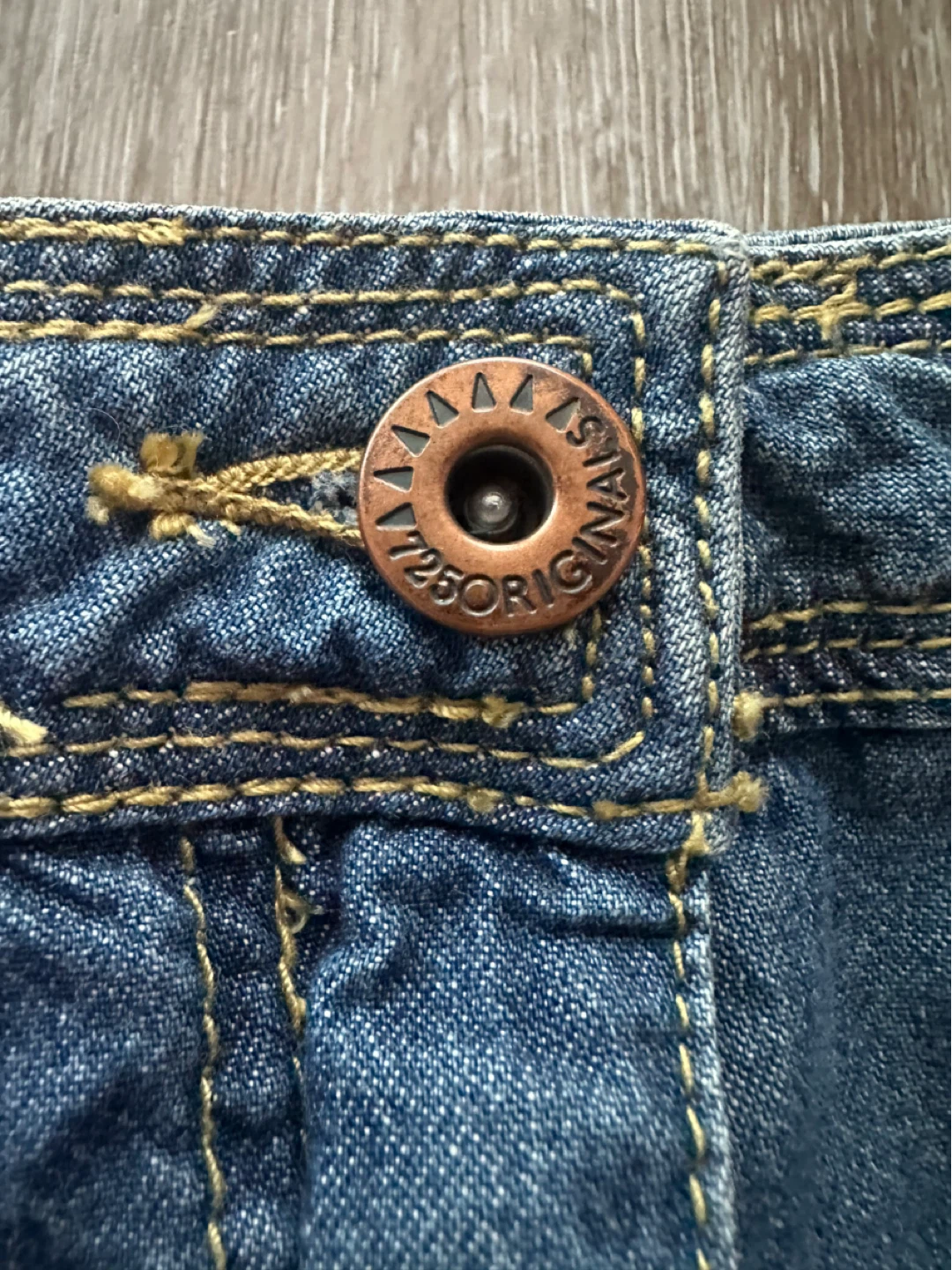 Vintage 725 Originals tiered denim skirt - photo 4