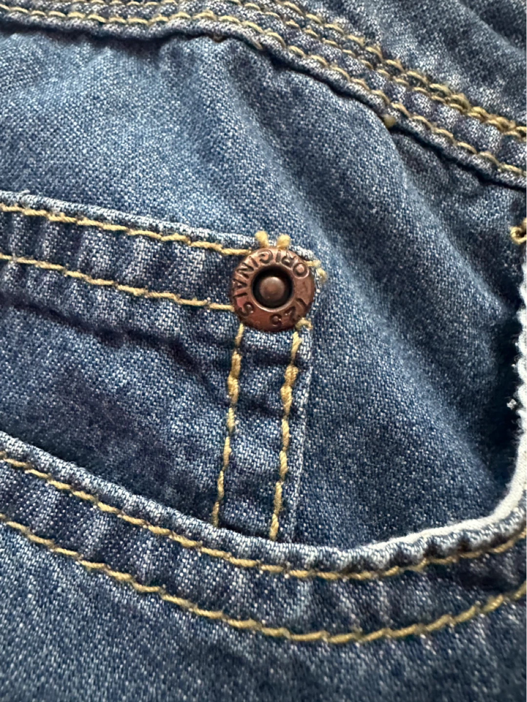 Vintage 725 Originals tiered denim skirt - photo 5
