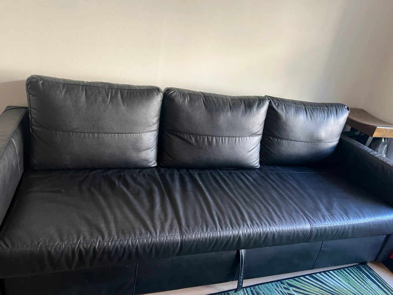 IKEA FRIHETEN Sleeper sofa, Bomstad black - photo 4