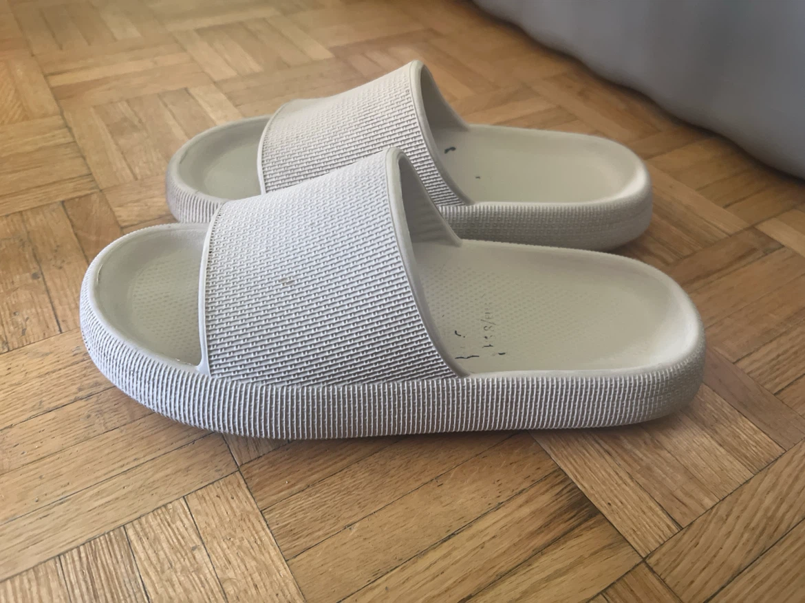 Unisex Foam Slide Sandals - Cream - photo 3