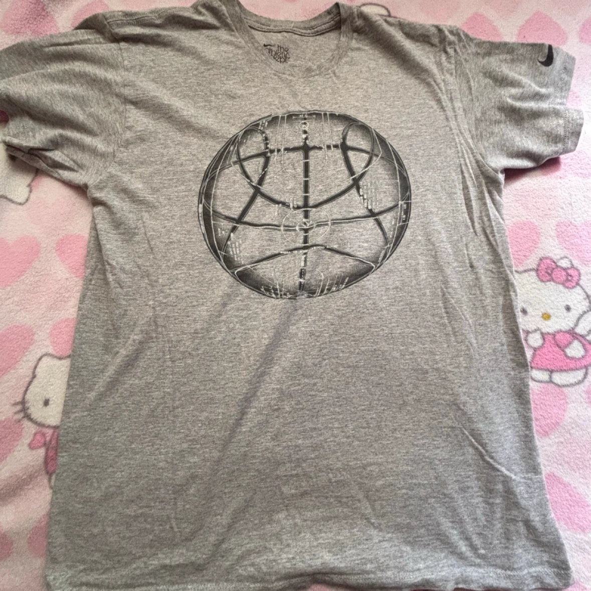 Nike - Basketball T-Shirt - *Size Men Medium/Grey* - photo 2