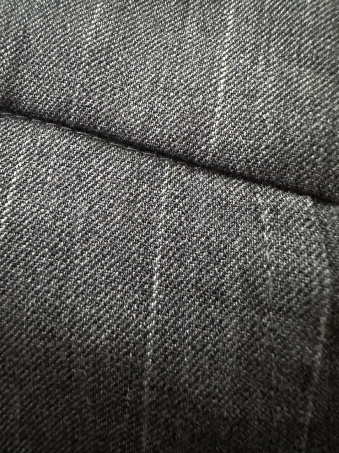 Ya-Ya Pinstriped Wool Trousers Size 6 - photo 4