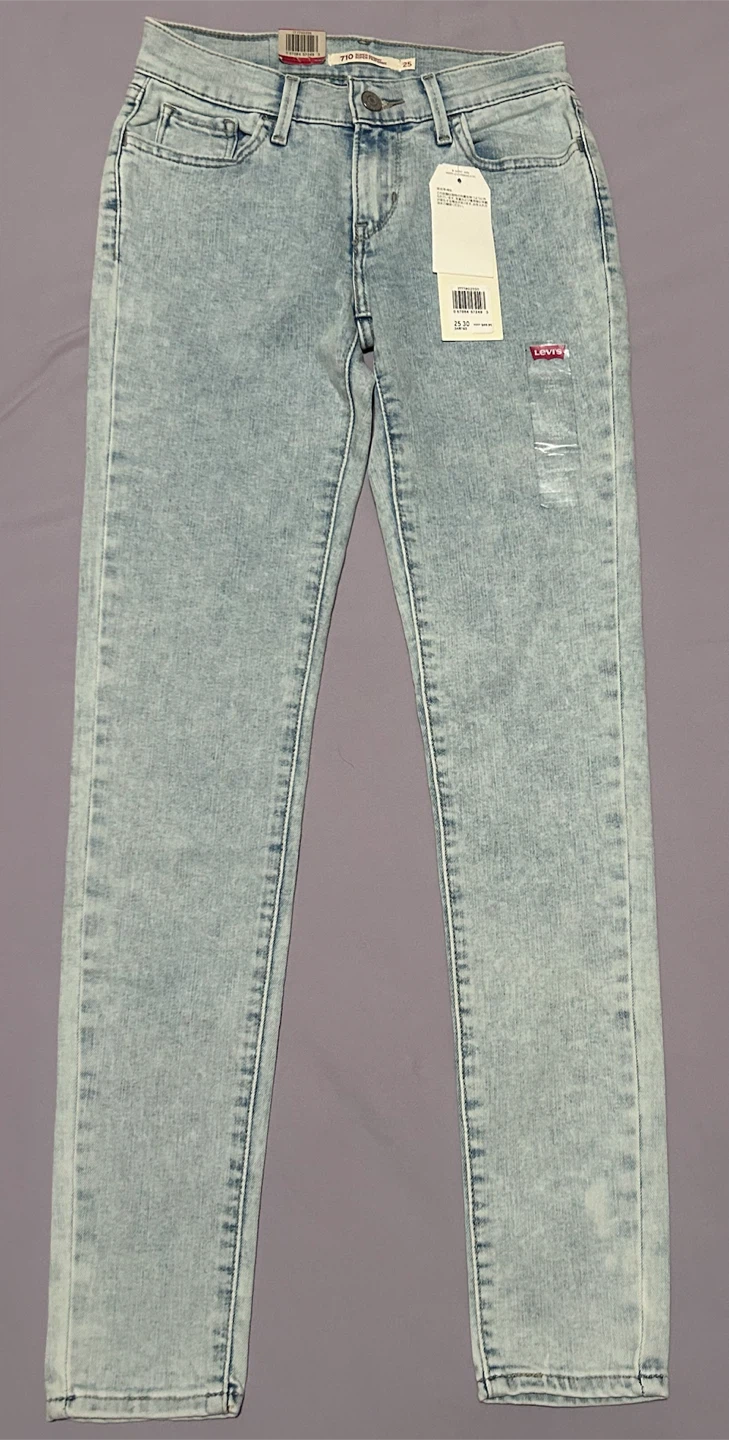 Levi's 710 Super Skinny Jeans Size 25 - photo 3