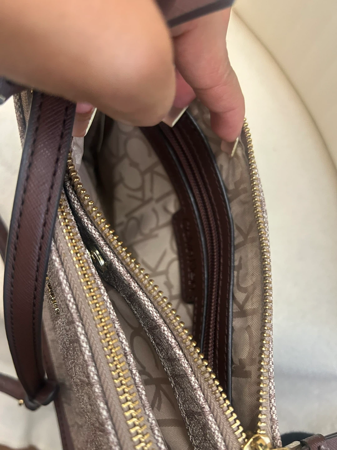 Calvin Klein Monogram Crossbody Bag - photo 3