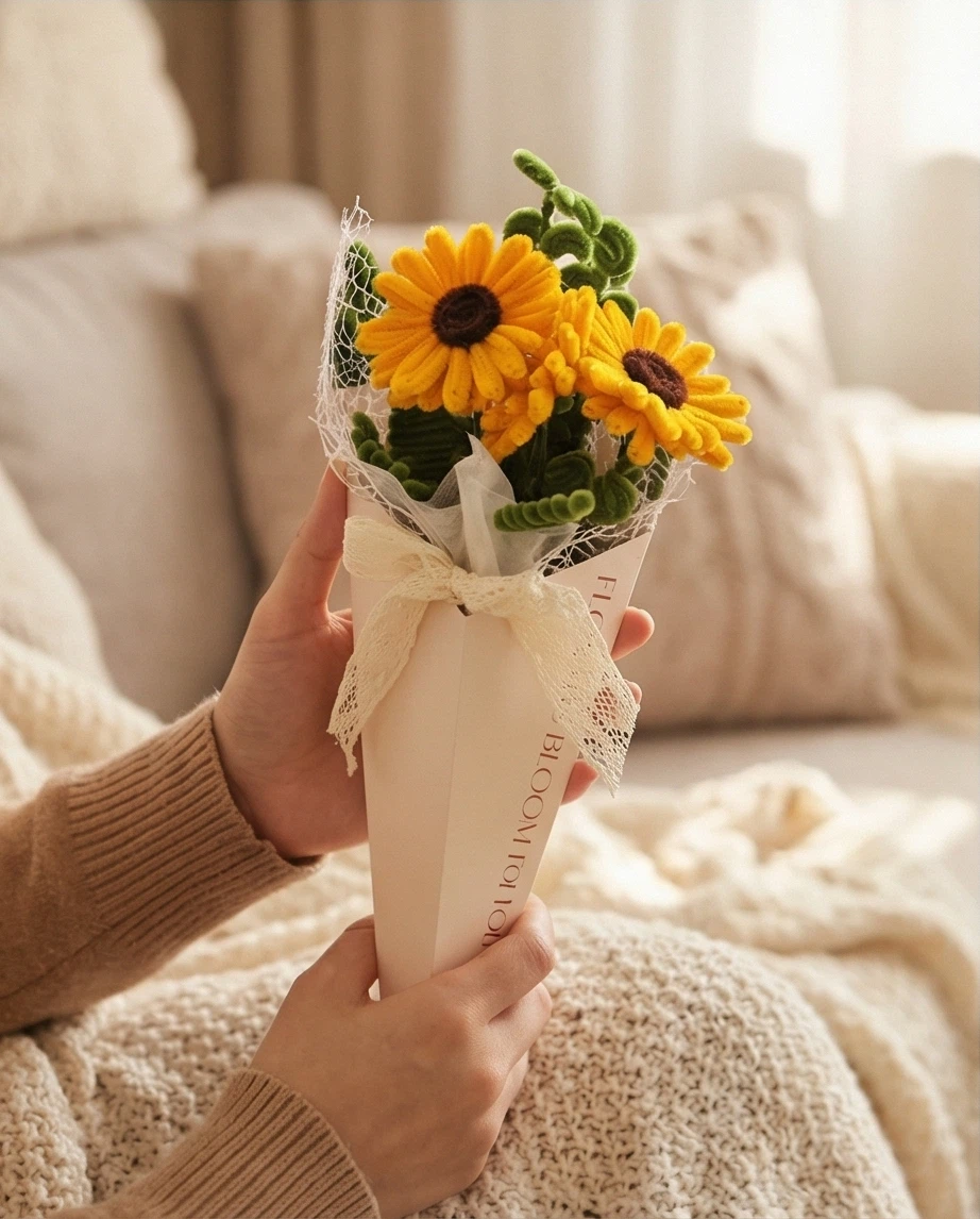 Handmade Pipe Cleaner Flower Bouquets - photo 3