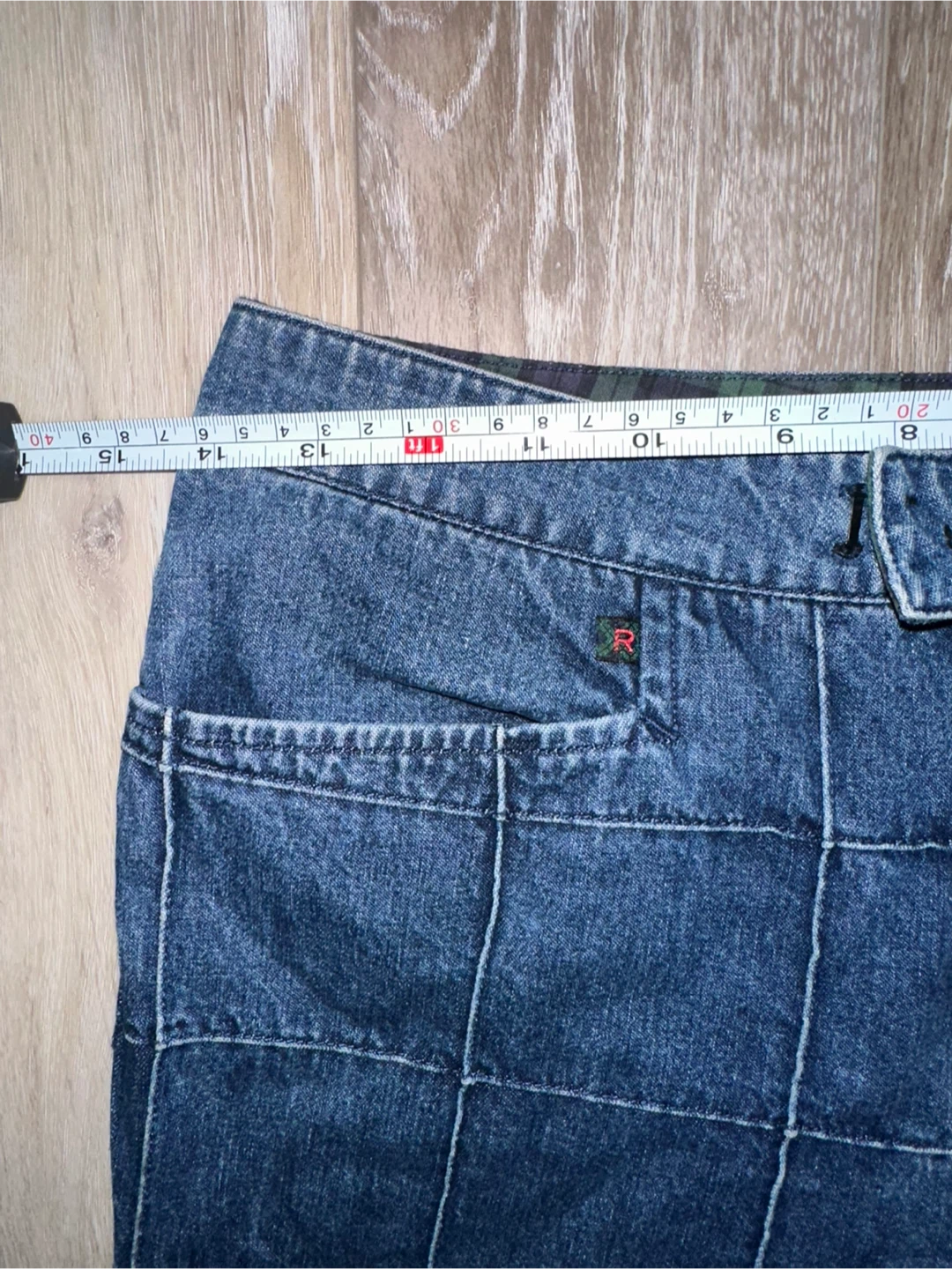 VINTAGE RALPH Ralph Lauren Quilted Pattern Denim Jeans - photo 2
