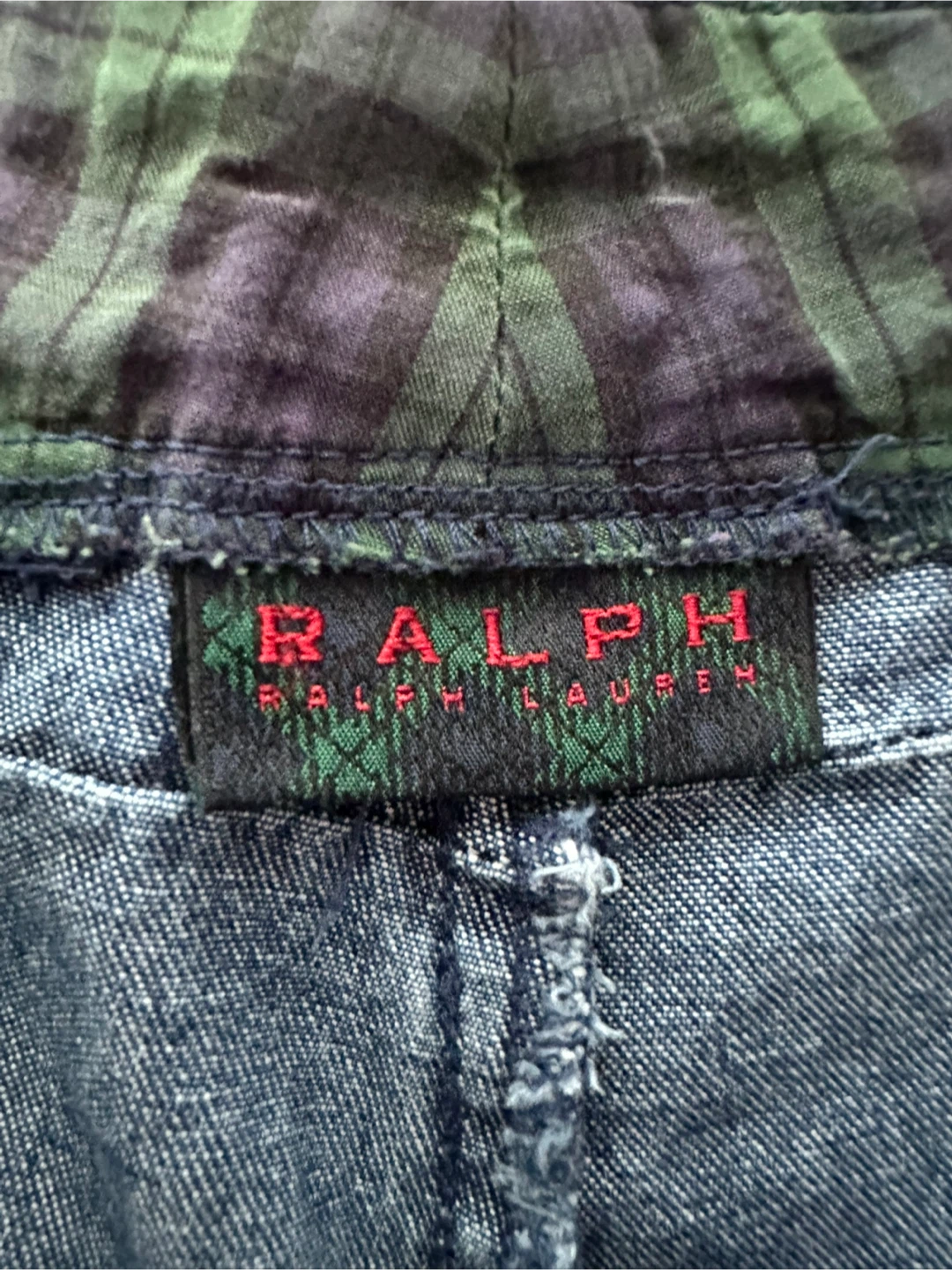 VINTAGE RALPH Ralph Lauren Quilted Pattern Denim Jeans - photo 3