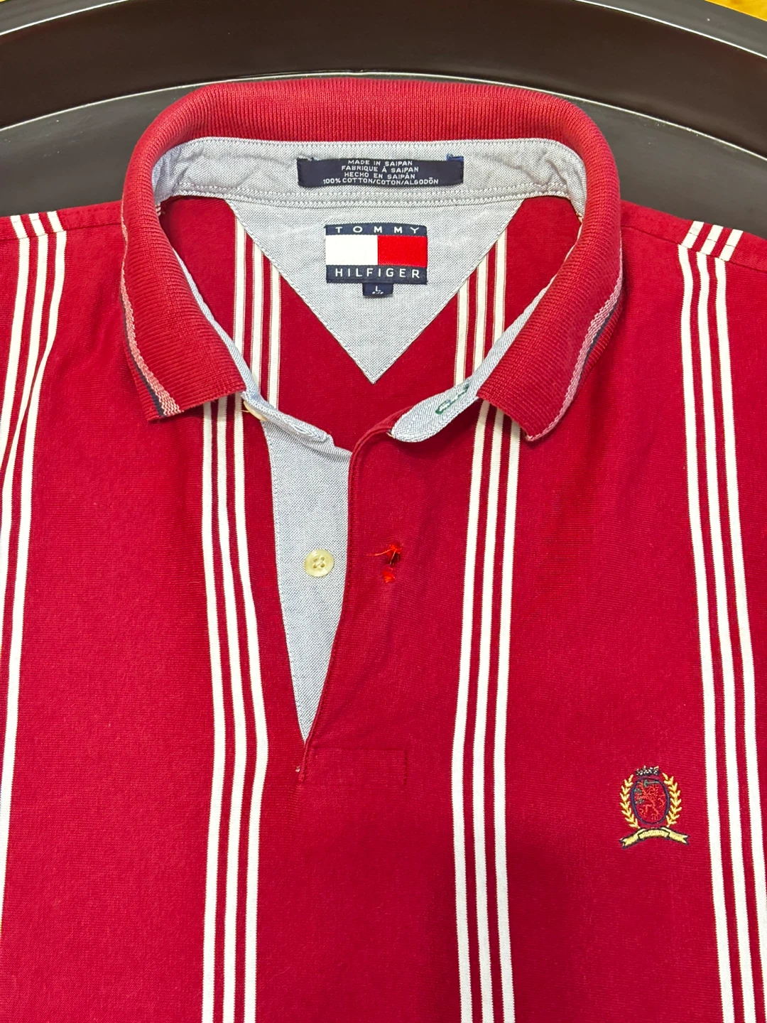 Tommy Hilfiger Striped Polo Shirt Large - photo 2