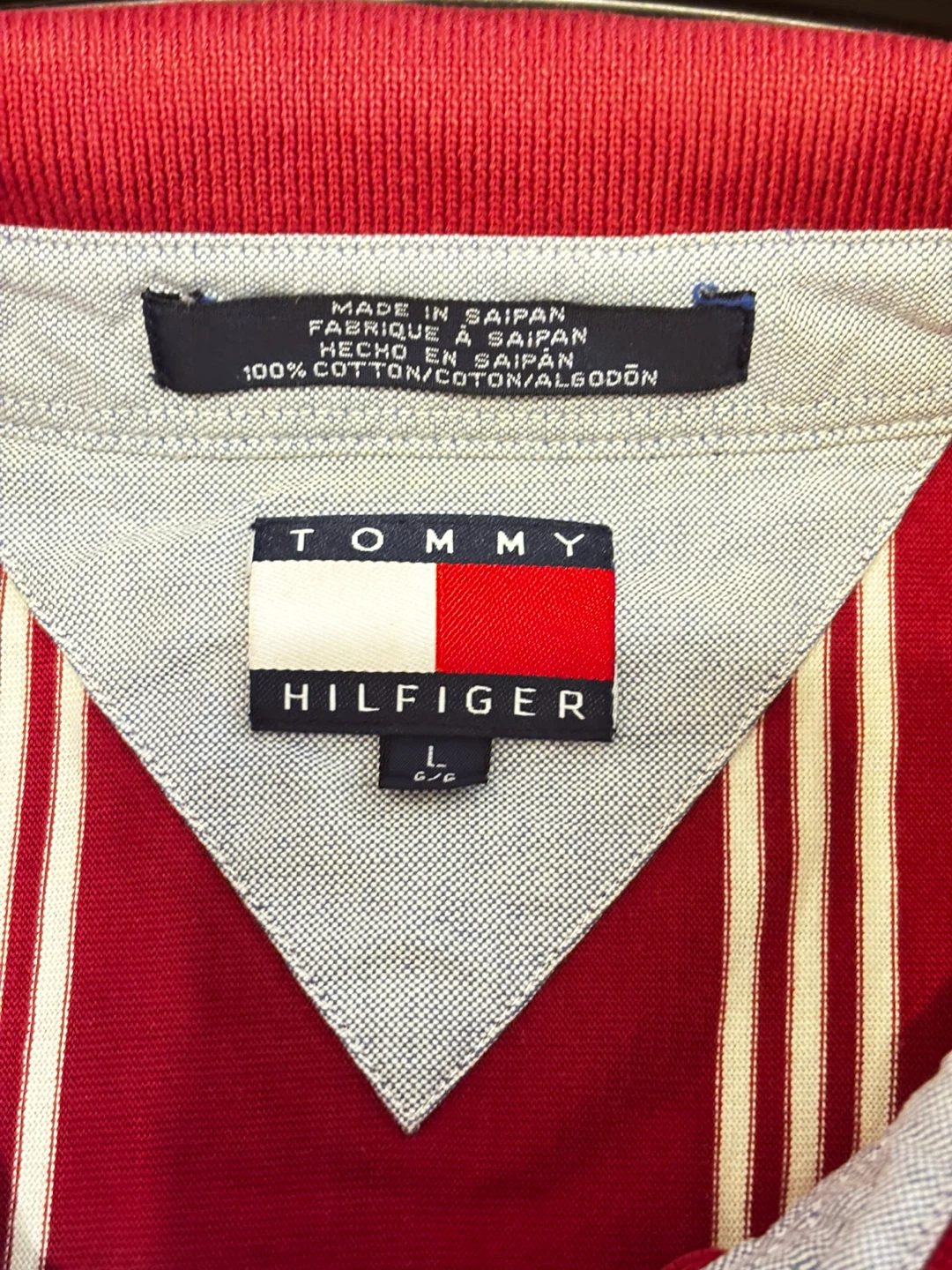 Tommy Hilfiger Striped Polo Shirt Large - photo 3