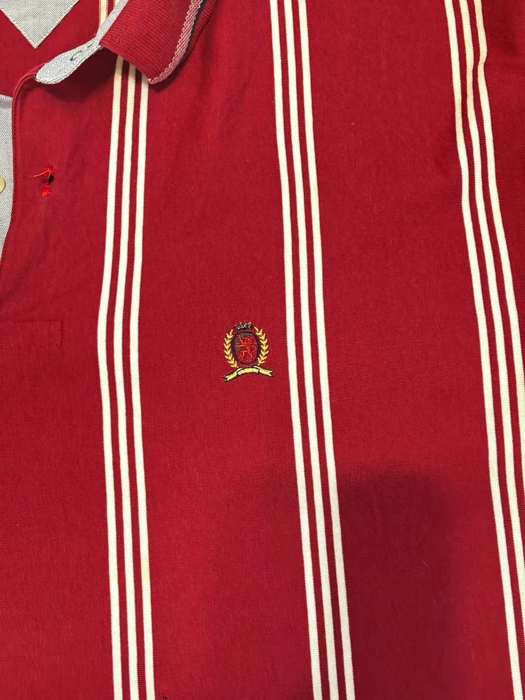 Tommy Hilfiger Striped Polo Shirt Large - photo 4