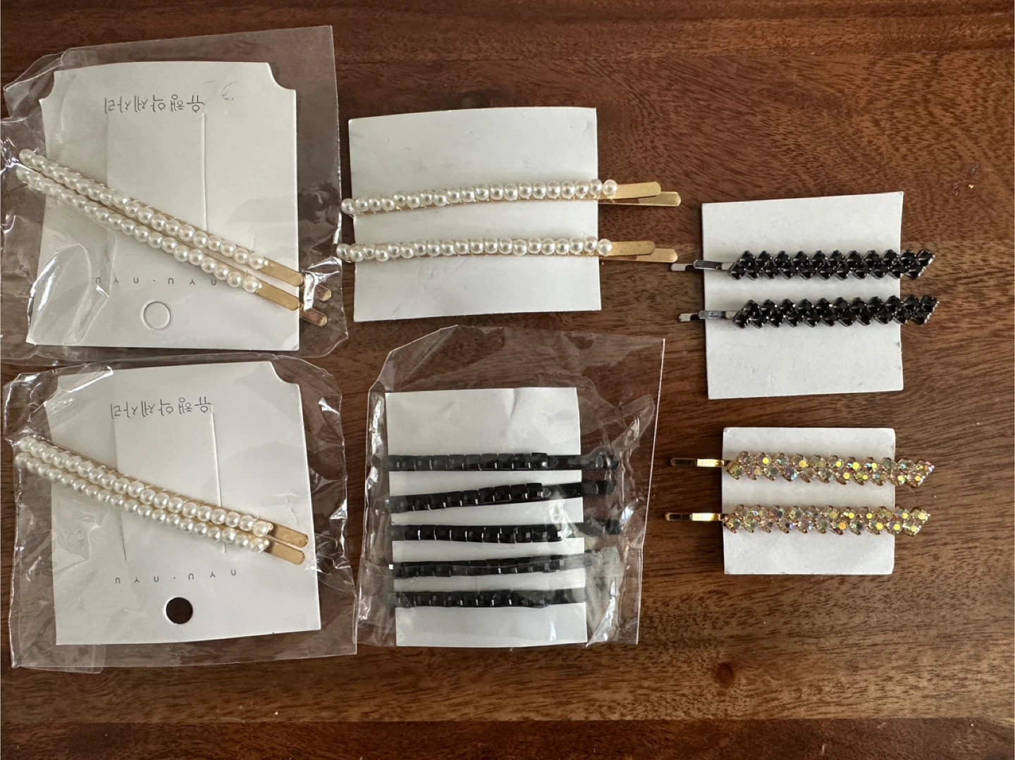 Set of 12 Assorted Decorative Hair Clips