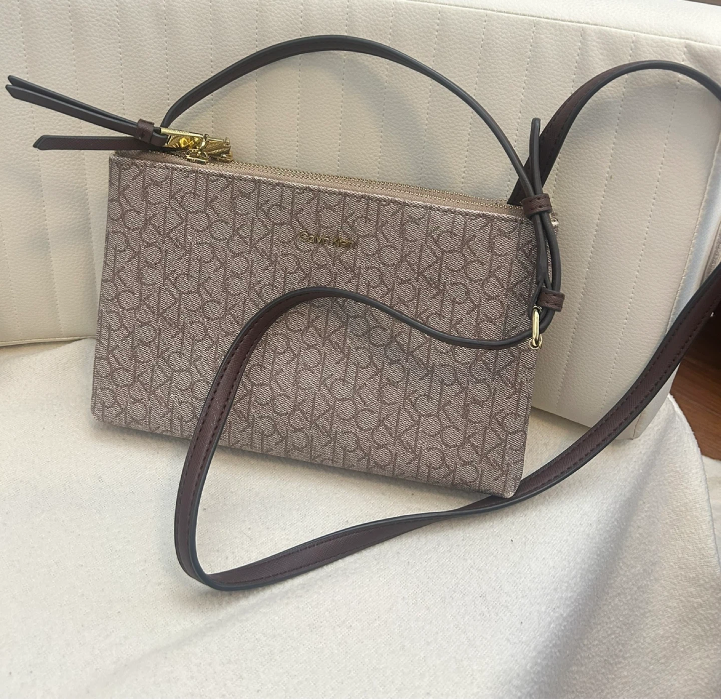 Calvin Klein Monogram Crossbody Bag