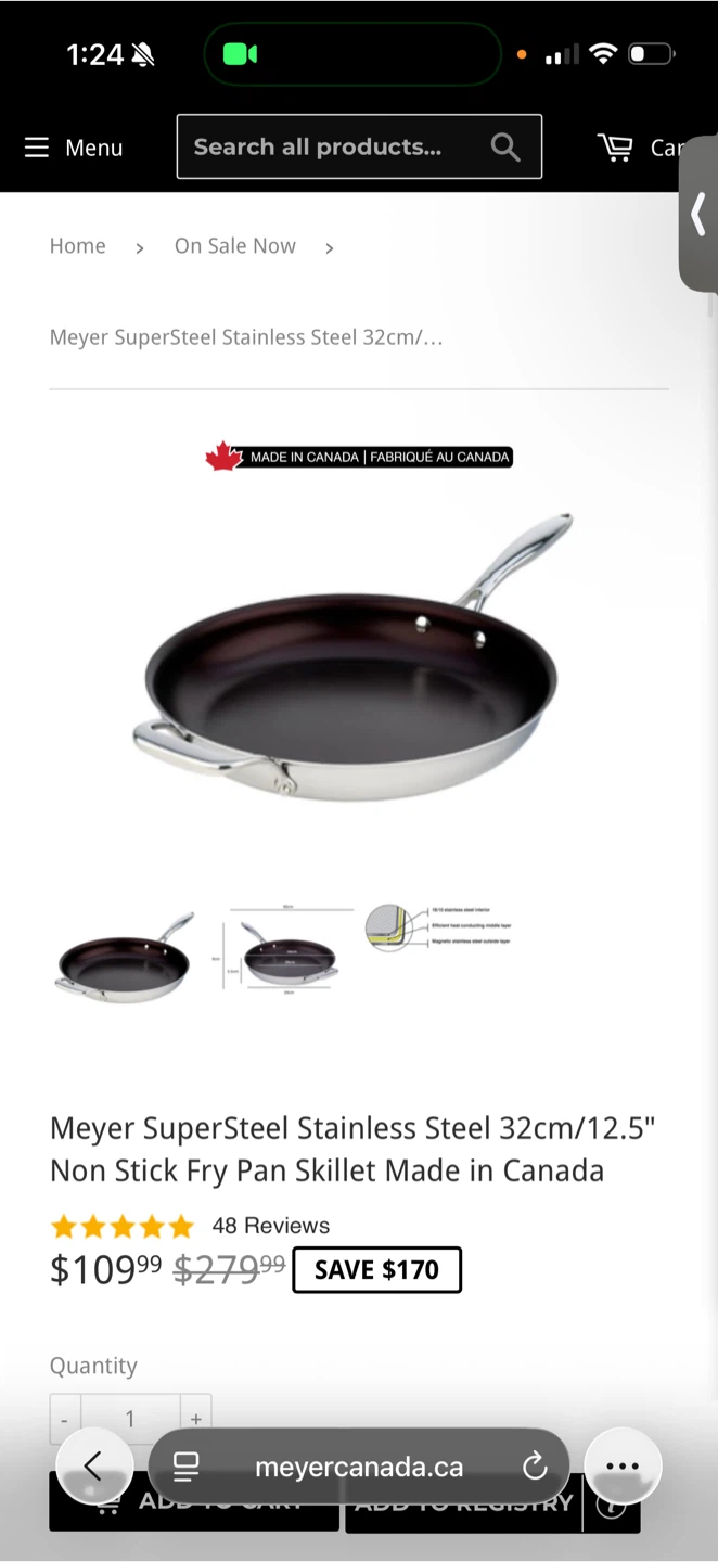 Meyer SuperSteel 32cm Pans