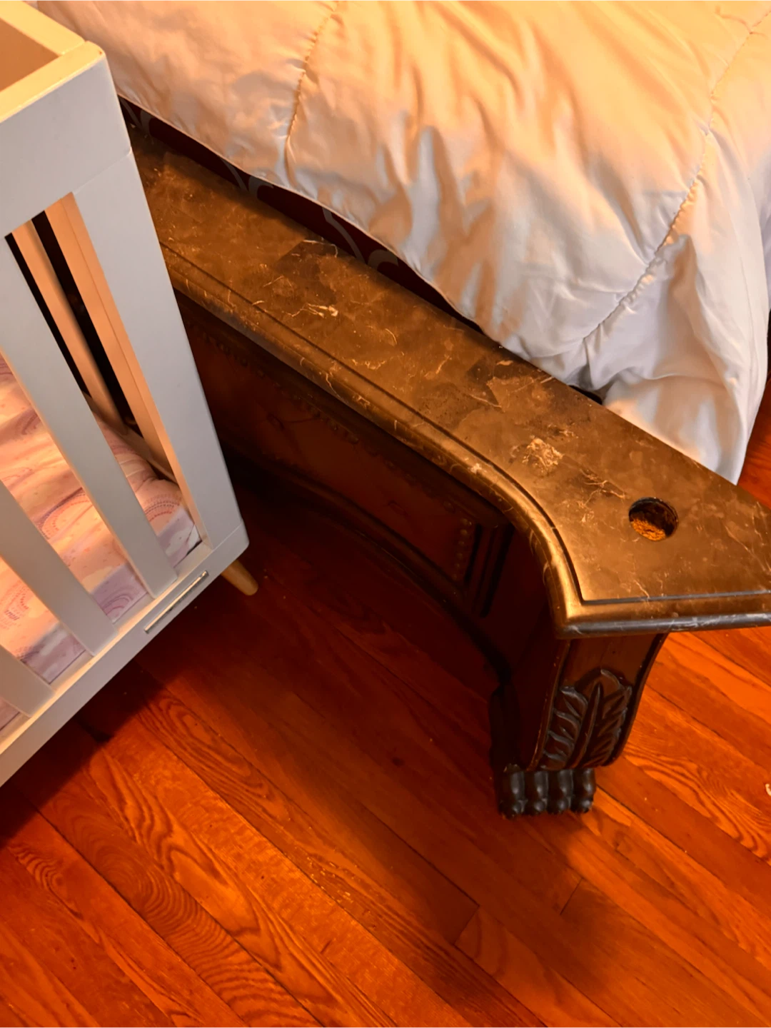 Traditional Wood Dresser with Stone Top - photo 4